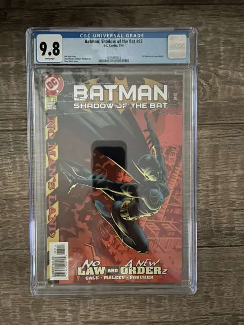 BATMAN: SHADOW OF THE BAT 83 (1999) CGC 9.8 DC COMICS 1st HUNTRESS AS BATGIRL