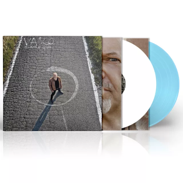 Vasco Rossi Siamo Qui Doppio Vinile Lp Colorato Nuovo Sigillato