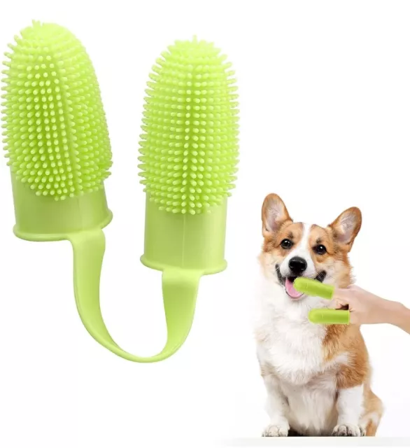 Spazzolino Per Cani Spazzolino Denti Cane Spazzolino Gatto Silicone Igiene Orale