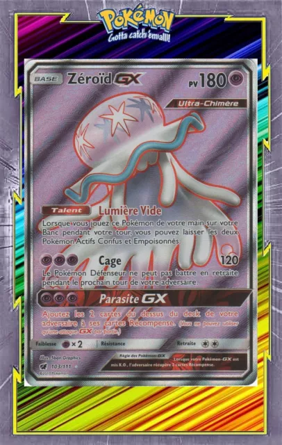 Carta Pokémon Tcg: Nihilego-gx 103/111 Sl04 Em Português