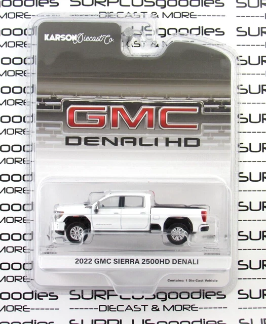 2024 GREENLIGHT KARSON Diecast: Blanco 2022 GMC SIERRA 2500