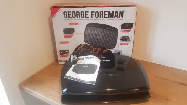 George Foreman Large 10 Portions Electric Health Grill Non-Stick 2400W - 23440