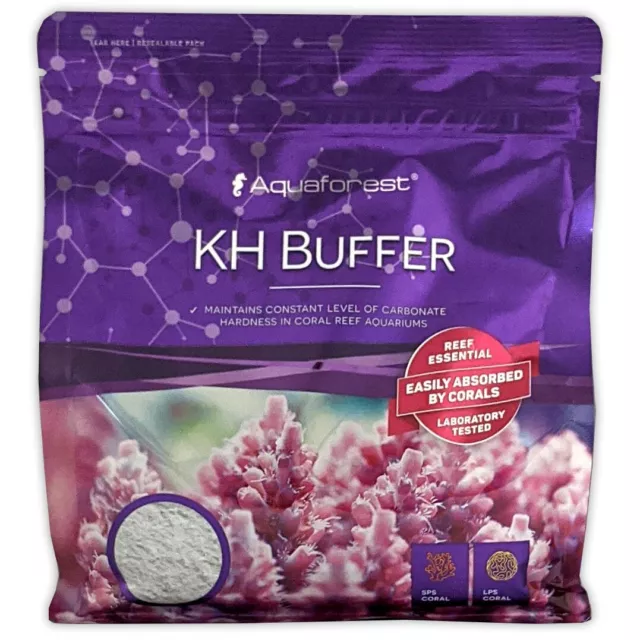AQUAFOREST KH Buffer 1.2kg MAINTAINS CARBONATE HARDNESS CORAL REEF MARINE TANK