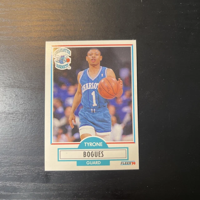 1990 TYRONE &MUGGSY& Bogues Rookie Fleer 16 Charlotte