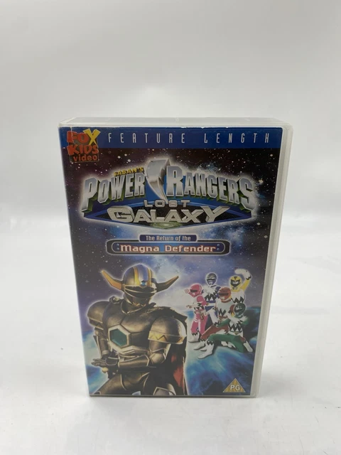 POWER RANGERS LOST Galaxy The Return Of The Magna Defender VHS PAL