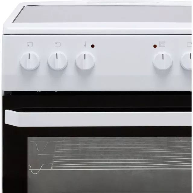 Amica AFC1530WH 50cm Free Standing Electric Cooker with Ceramic Hob White A 2