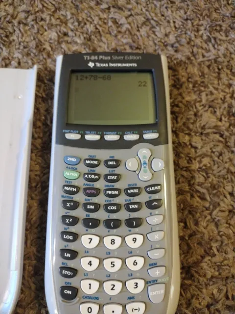Texas Instruments TI-84 Plus Silver Edition Graphing Calculator Tested