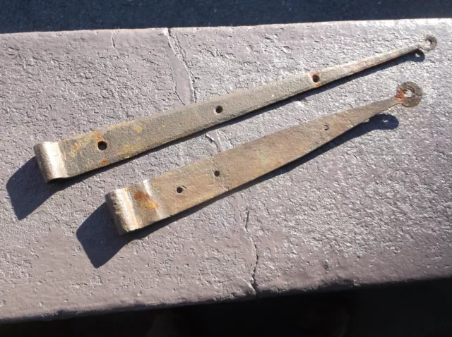 antique 1800's barn door strap hinges Stable Door