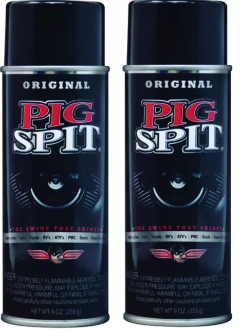 Pig Spit Original Spray Cleaner, Polish & Detailer - 9 oz Can - 4