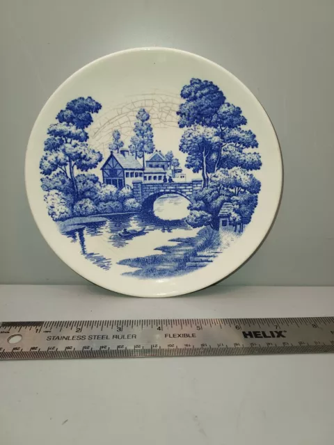 Old Vintage Nasco  Lakeview saucer Plate Hand Painted Japan 5 3/4".Estate find~