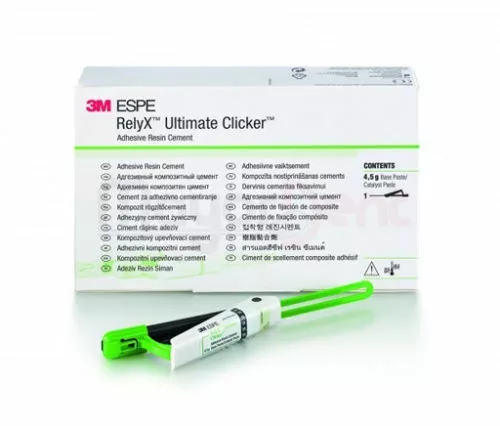 3M ESPE Relyx Ultimate 11gm Clicker Shade TR Adhesive Resin Cement Crown Veneer