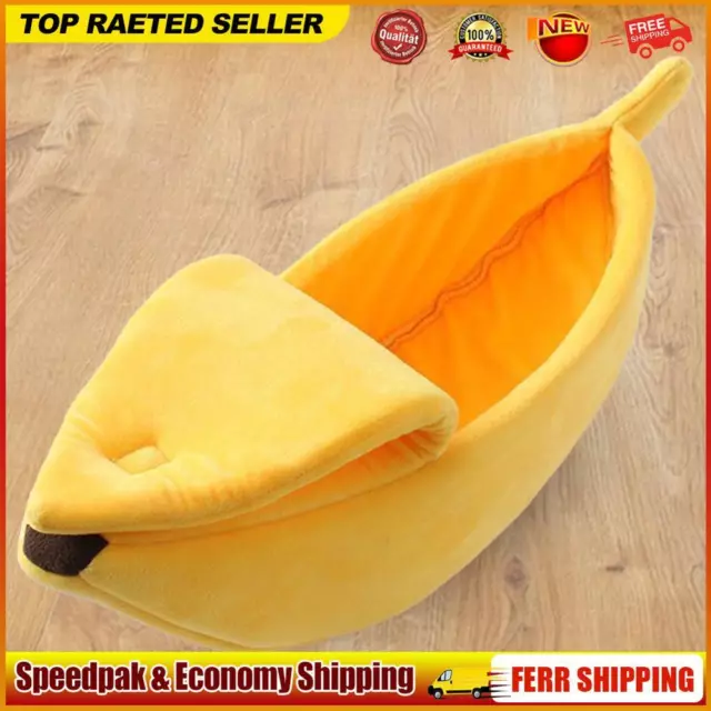 Banana Shape Pet Dog Cat Sleeping Bed Soft Cozy for Small Medium Large Dogs Cats