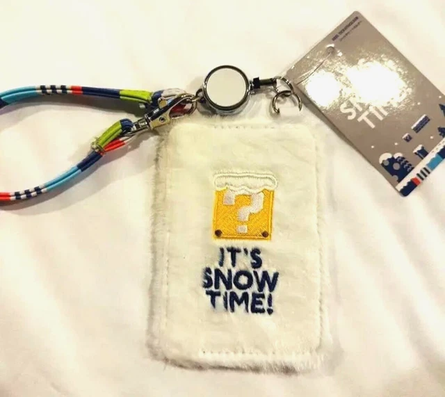 UNIVERSAL STUDIOS JAPAN Christmas 2022 Mario Reel Ticket Holder Kawaii