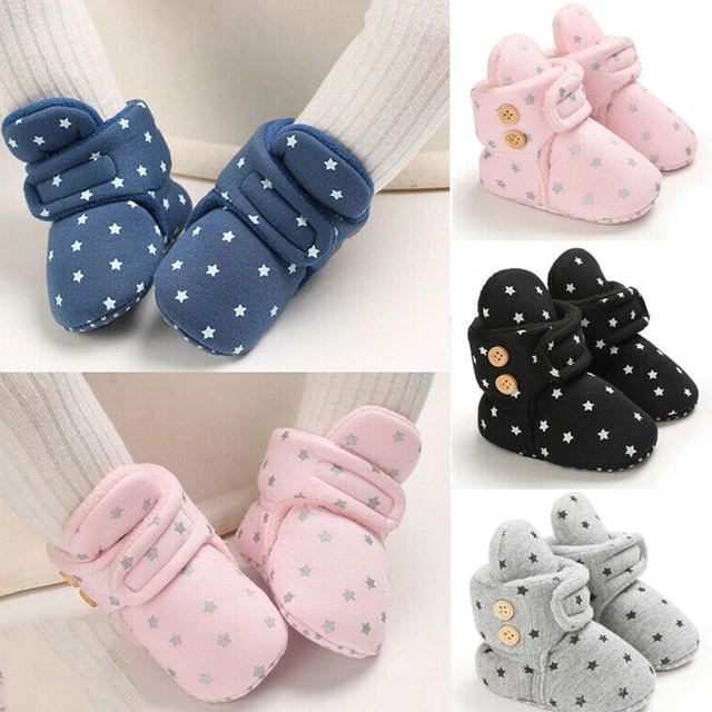 Baby Schneeschuhe Kinderbett Schuhe Kinderwagen Schuhe Gefütterte Stiefel