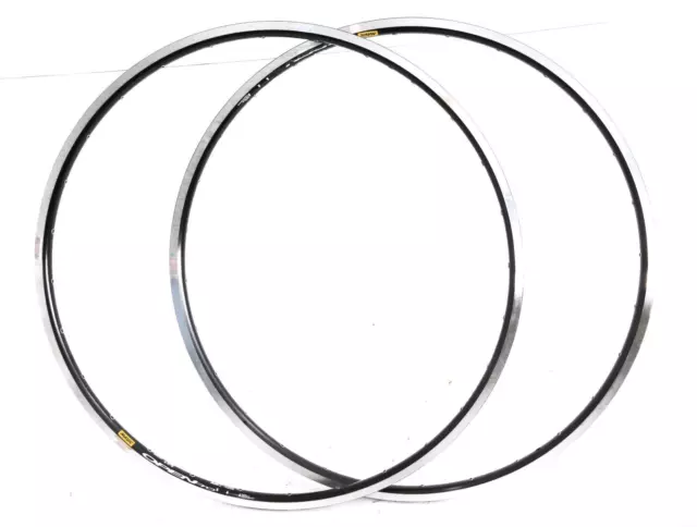 2 QTY Mavic 700c Open Pro 28 Hole Road Bike Rim Aluminum 622 x 15c Black NEW