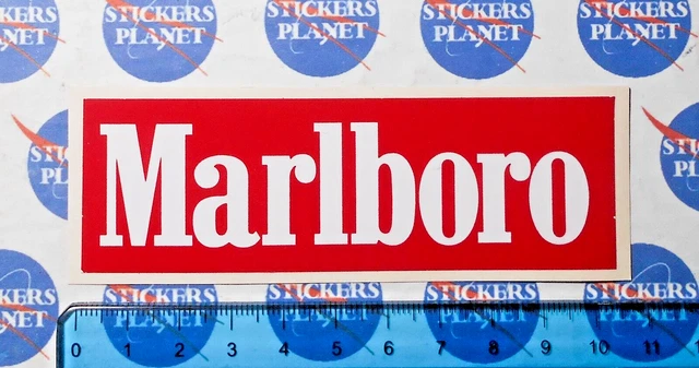 Autocollant Vintage Marlboro – Adesivo Sticker Moto/tuning – Années 80 – Italie