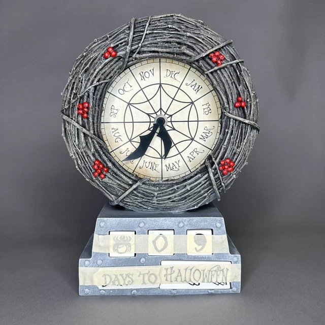 DISNEY THE NIGHTMARE Before Christmas Countdown Table Clock Halloween