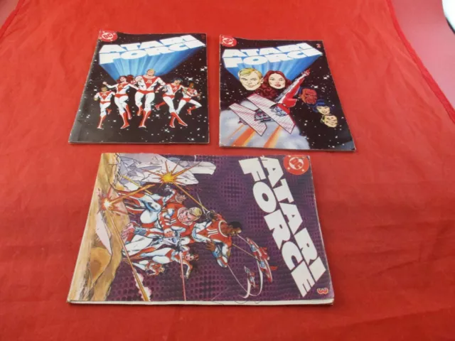 Atari Force Comic Issues #1 #2 #3 1982 Promotional Comic