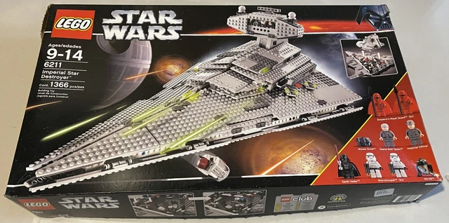LEGO 6211 IMPERIAL Star Destroyer Star Wars Comp Inst Box VG to Ex EUR ...