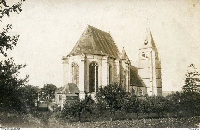 S11504 cpa 60 Saint André Farivillers - L'Eglise " Carte Photo "