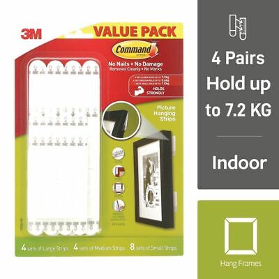 3M Command Value Pack Picture Hanging Strips x 16 (17036-VP)