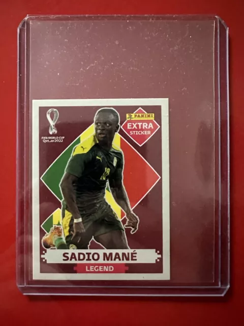 Sadio MANE Legend Base Panini World Cup 2022 Qatar Extra Sticker