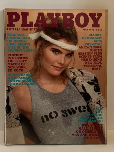 PLAYBOY Magazine, April 1982, PM: Linda Rhys Vaughn, Cover: Mariel Hemingway