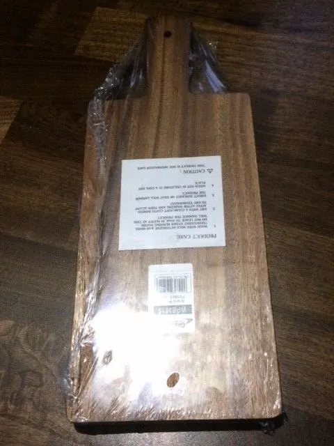 Genware Acacia Wood Paddle Board 38 x 15 x 2cm WPB3815