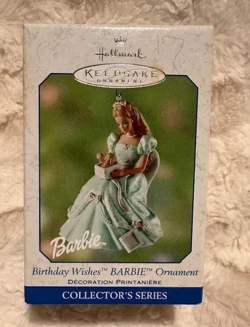 Hallmark Keepsake Barbie Ornament “Birthday Wishes” 2nd in Series 2002- New