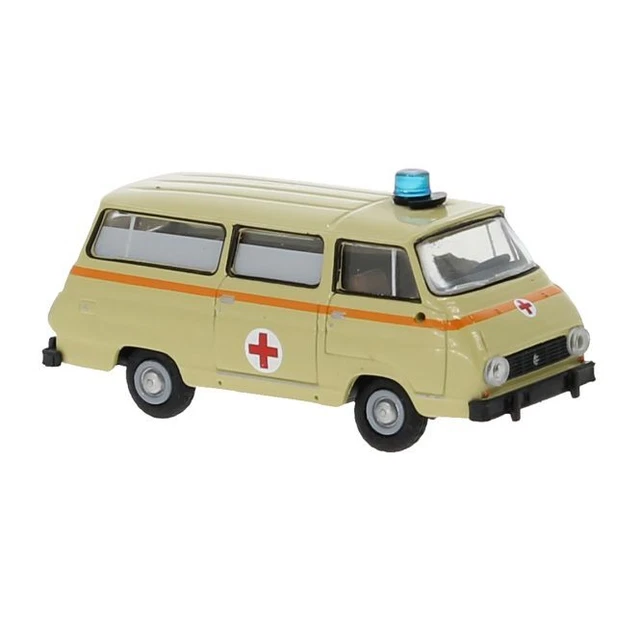 Modellfahrzeug Skoda 1203 Bus, Ambulanz, 1969.