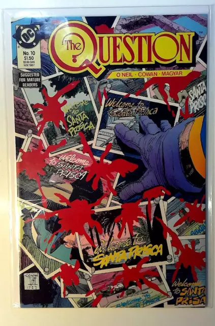 The Question #10 DC Comics (1987) NM- 1st Series 1st Print Comic Book