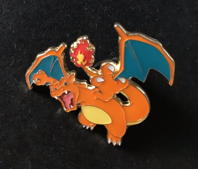 Charizard Pokemon Pin Flying Badge Metal Enamel 2017 From Card Box Collection