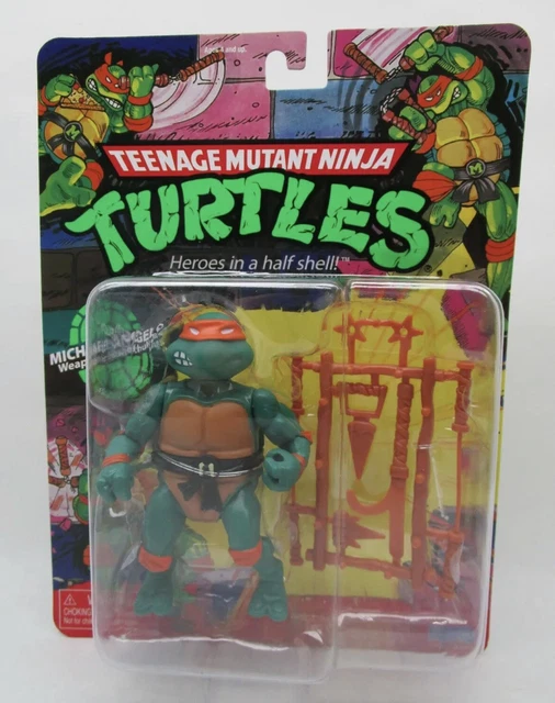 2021 TMNT Classic Michaelangelo Teenage Mutant Ninja Turtles Retro Figure (B3)