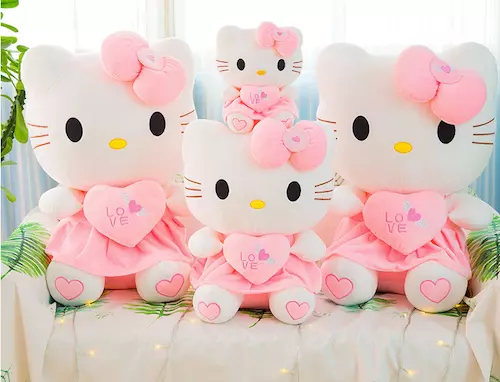 Hello Kitty Love 25cm Cute Plush Soft Stuffed Toy