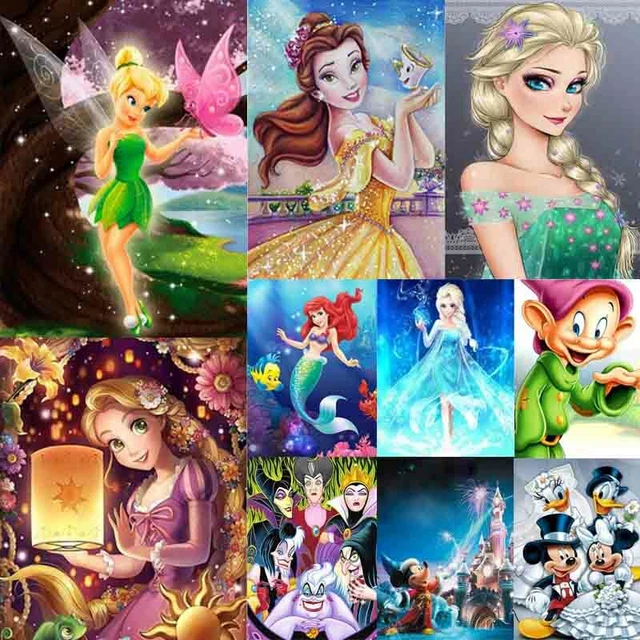Cartoon Full 5D Diamond Painting Embroidery Cross Craft Arts Mural  Home Decor