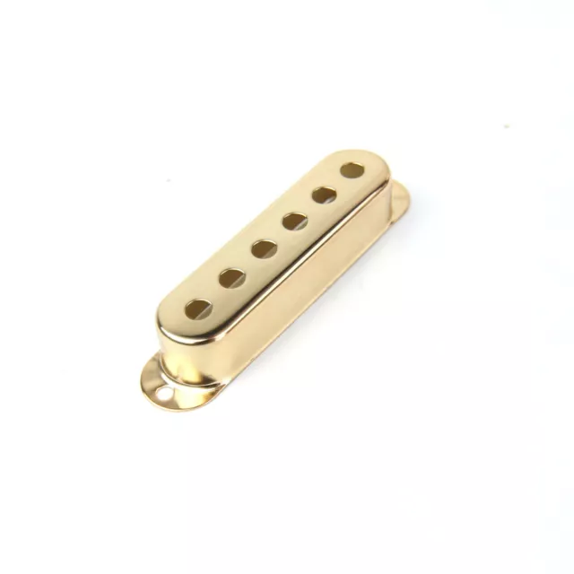 New Gold Plated Single Coil Pickup Cover For Stratocaster Fender Strat Guitar