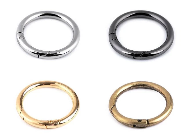 Anillo mosquetón 1 pieza para bolsos llave diámetro 32mm colgante