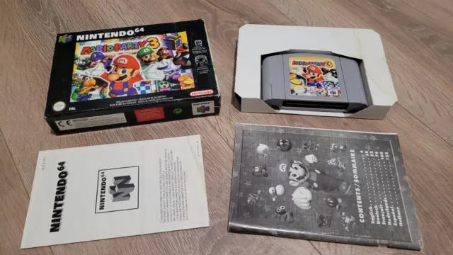 Mario Party 3 Nintendo 64 N64 PAL En Boîte État Moyen