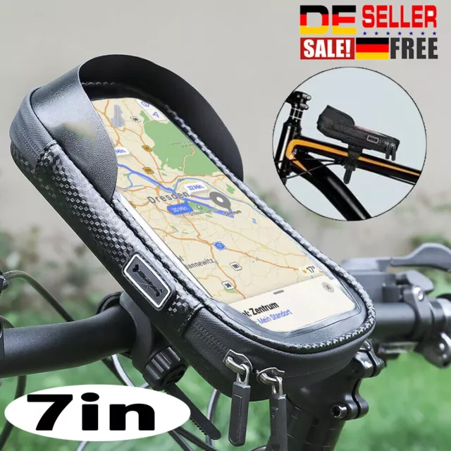 Fahrrad Halterung Wasserdichte 360° Lenker Fahrrad Tasche für 7" Samsung iPhone