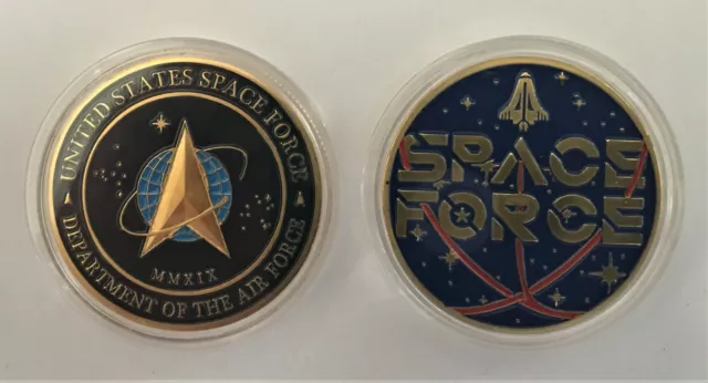 Space Force USAF United States Space Command Air Force Gold Challenge Coin #3