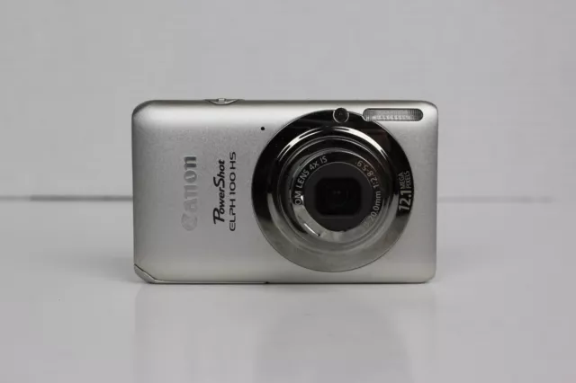 Canon PowerShot ELPH 100 HS Digital Camera Silver 12MP 4x Zoom LENS Error Parts