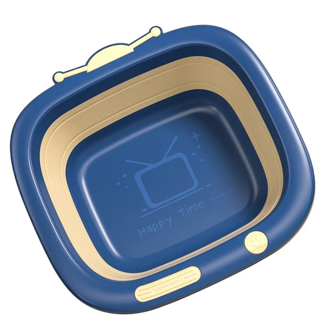1pc lavaggio bacino lavabo lavandino pieghevole lavabo cartone animato