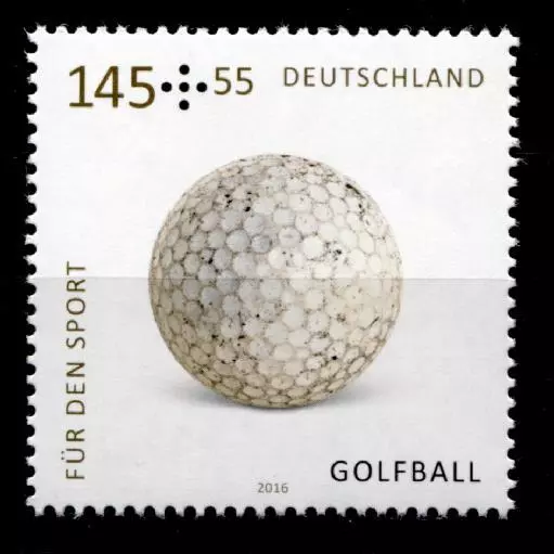 Spielbälle. Golfball. 1W. BRD 2016