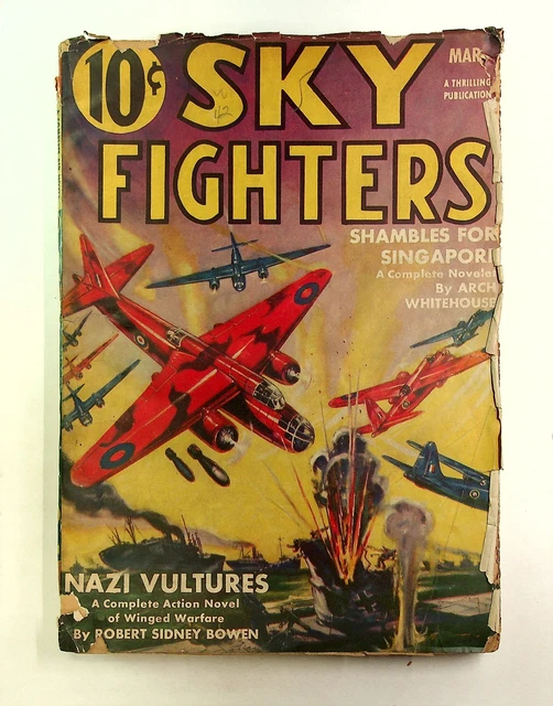 Sky Fighters Pulp Mar 1942 Vol. 26 #3 VG- 3.5