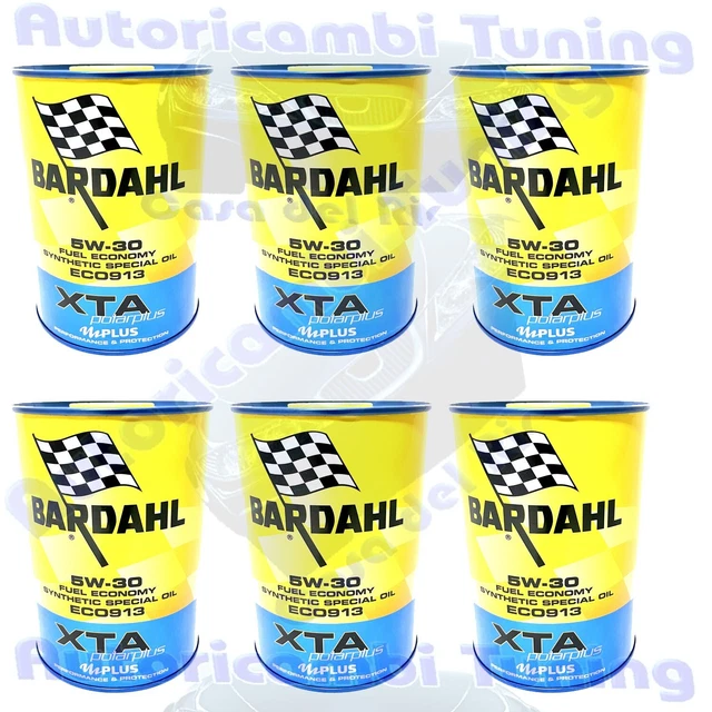 5 LITRI BARDAHL TECHNOS XFS F950A 0W30 OLIO MOTORE SINTETICO ACEA C2