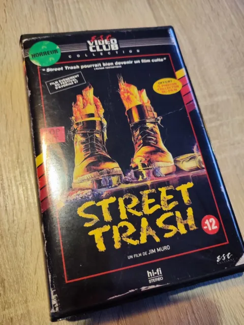 Street Trash - ESC vidéo Club blu-ray collector VHS ( Épuisé,Rare )