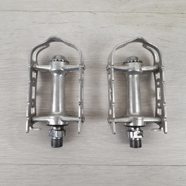 Pédales Vélo Campagnolo Chorus Avec Cale-pieds Vintage - Pour Vélo De Course