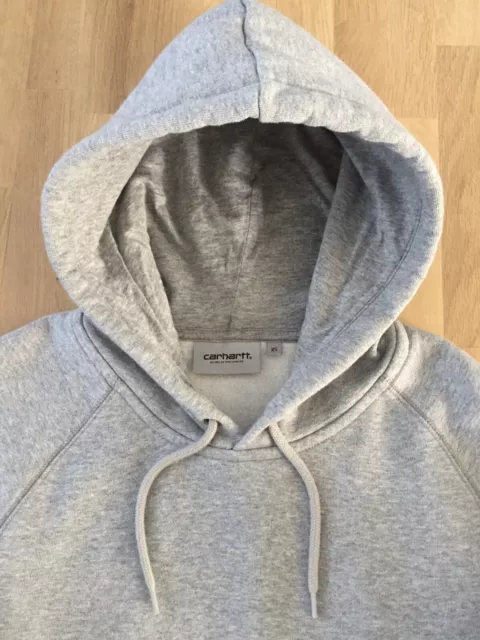 ★CARHARTT Kapuzenpullover Hoodie Hooded Chase Gr. XS Grau•TOP★