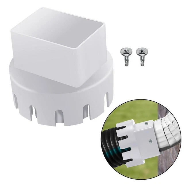 Raccords de tuyauterie convertisseur 3x4/2x3 pouces pour gouttières de vidange