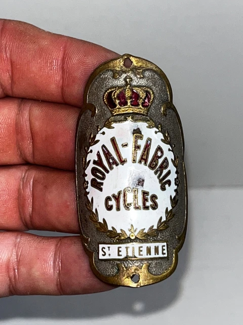 Rare Plaque De Vélo Ancienne - Cycle Rapide - Collection Cyclisme